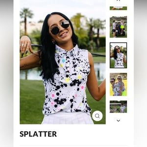 Sunday Swagger Women’s Splatter Polo